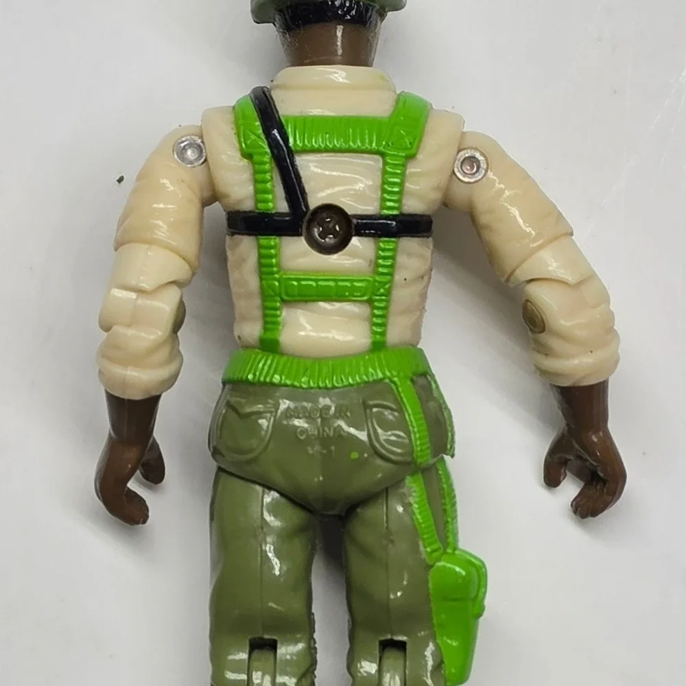 Vintage 1992 Hasbro G.I. Joe Stalker v4 Action Figure Green Tan Military Toy